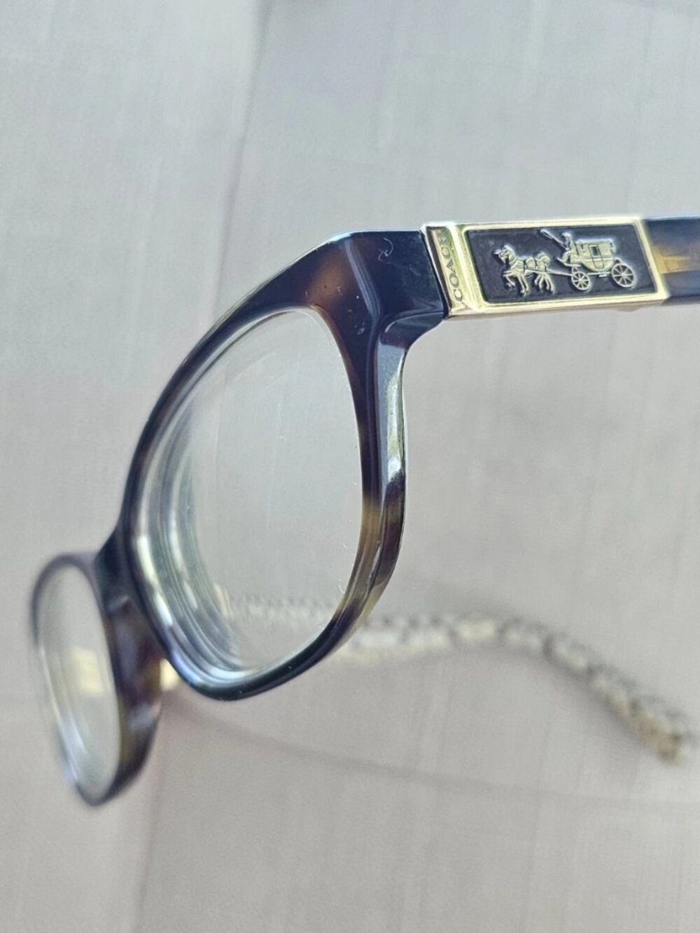 Coach Women Glasses Frame EMMA Dark TortSand Sig C Eyewear Eyeglasses Frame only - Picture 5 of 13